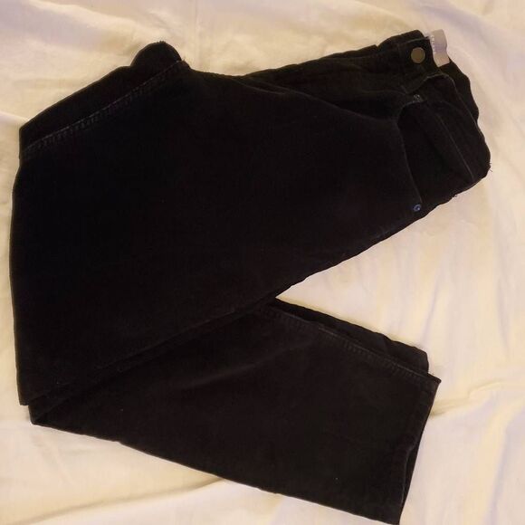 Everlane Corduroy Black Baby Cord Highrise Straight Leg Pants Size 28 - Picture 7 of 11